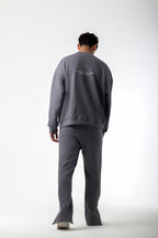GREY OVERSIZED EPP CREWNECK