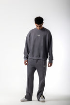 GREY OVERSIZED EPP CREWNECK