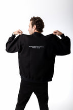 BLACK OVERSIZED EPP CREWNECK