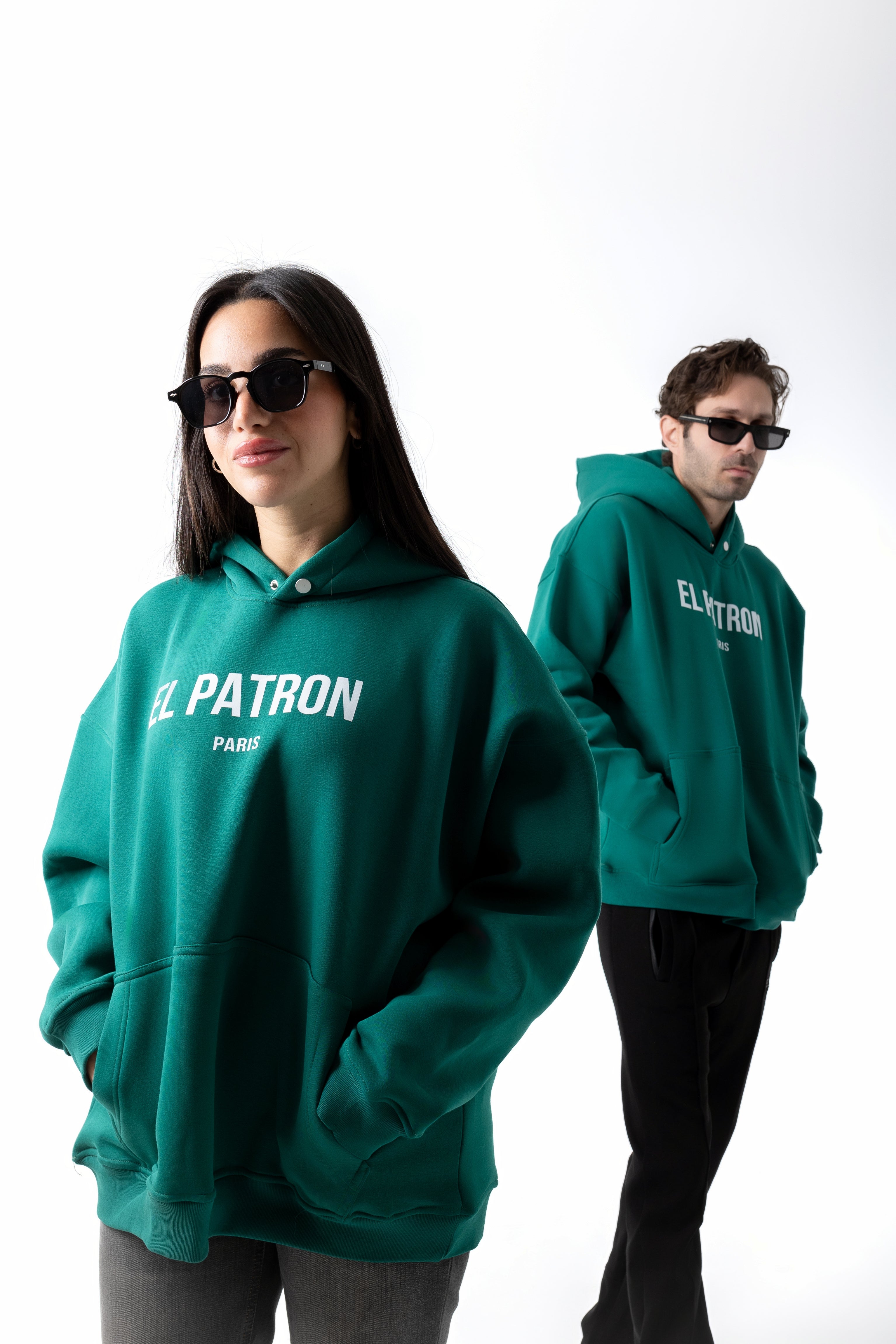 GREEN OVERSIZED EPP HOODIE