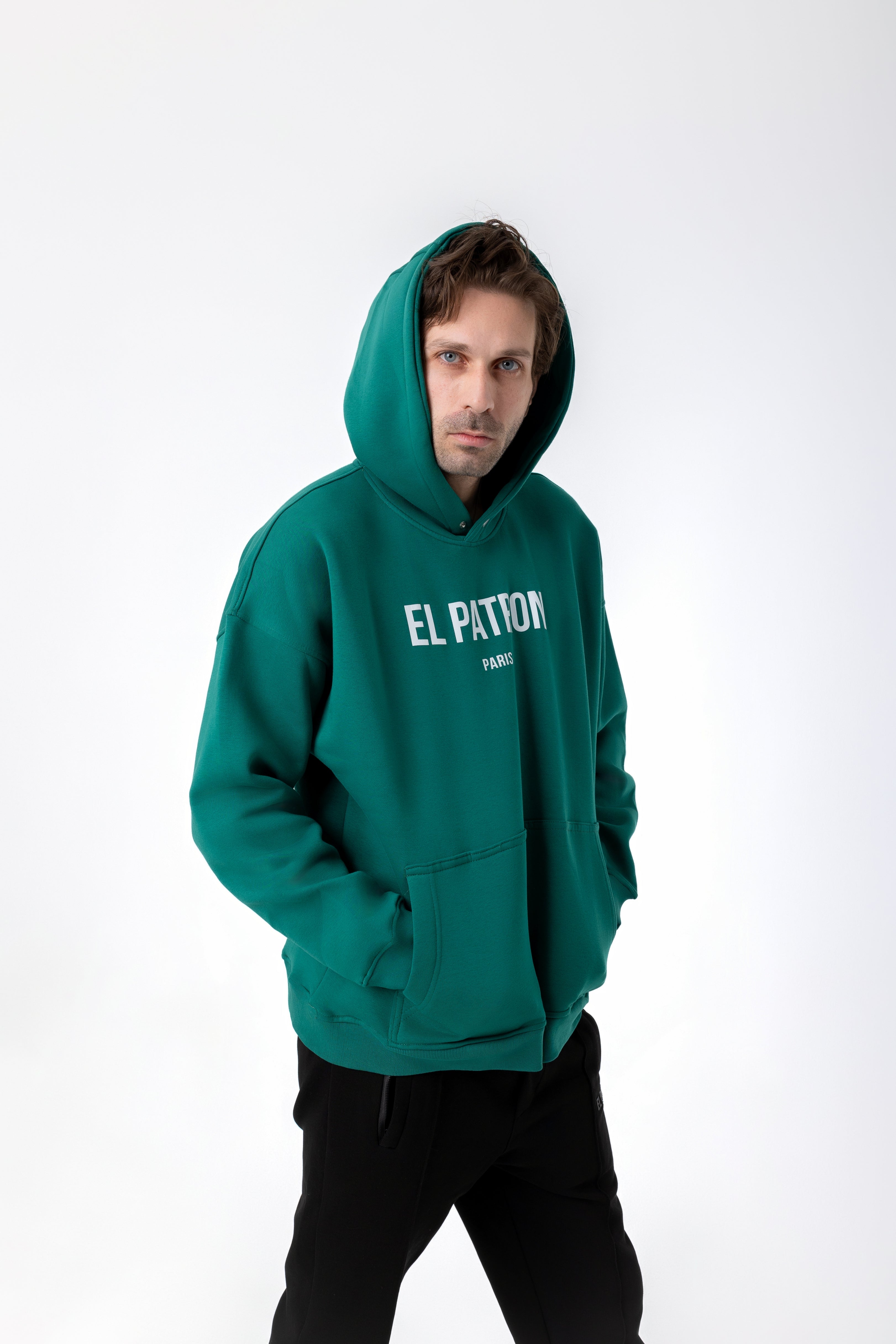 GREEN OVERSIZED EPP HOODIE