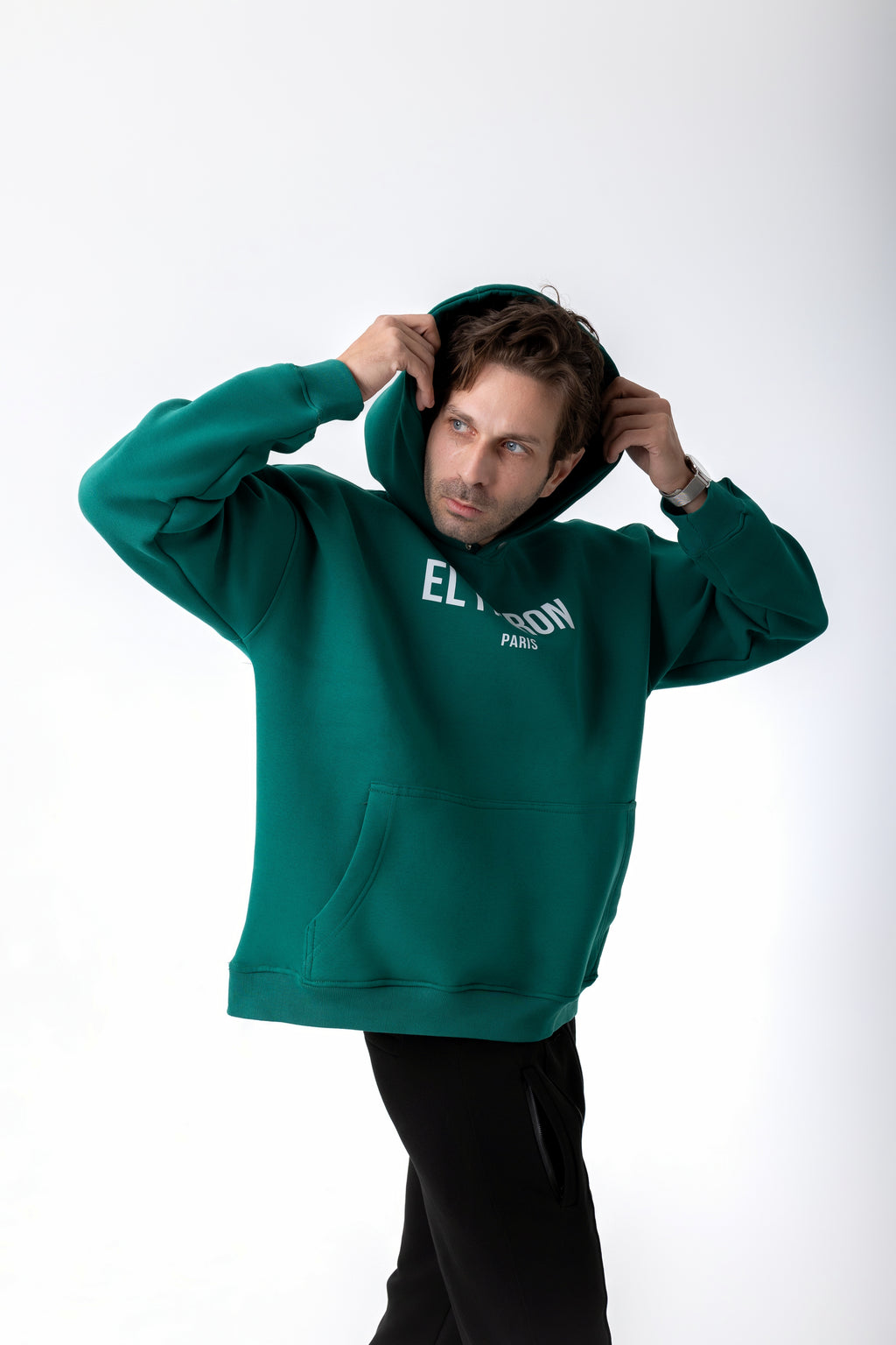 GREEN OVERSIZED EPP HOODIE