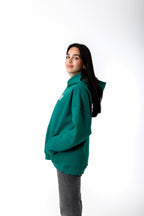 GREEN OVERSIZED EPP HOODIE