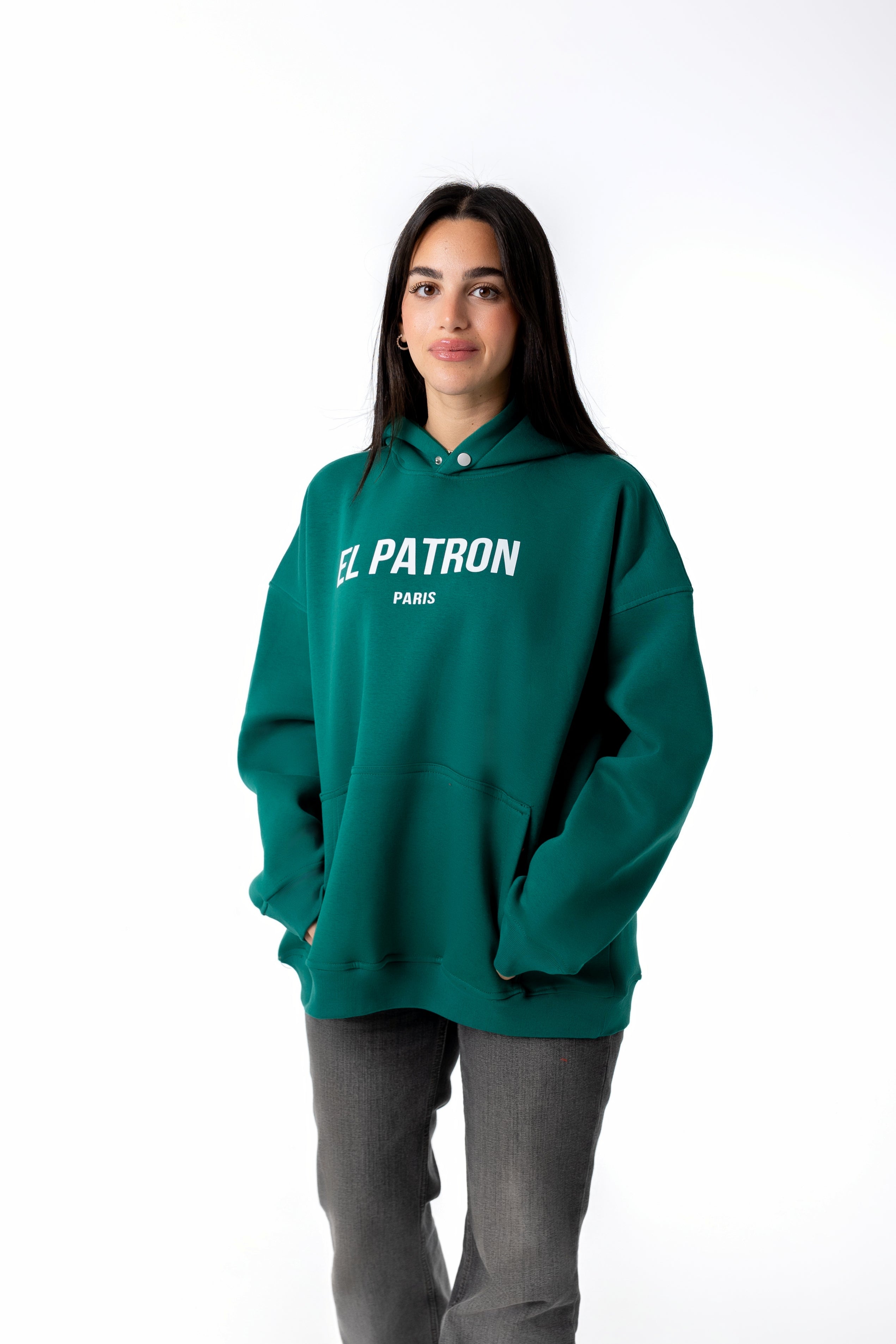 GREEN OVERSIZED EPP HOODIE