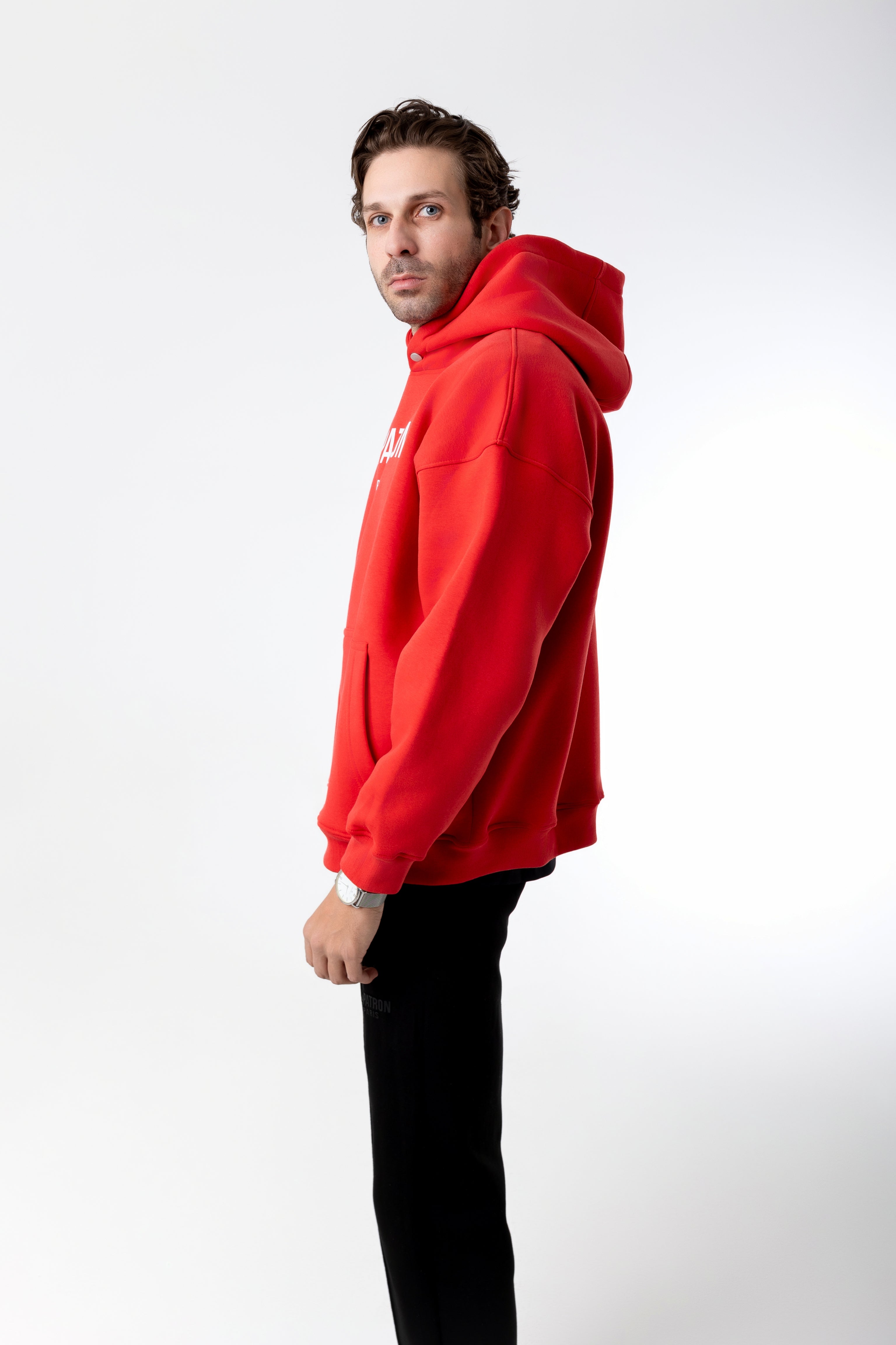 RED OVERSIZED EPP HOODIE