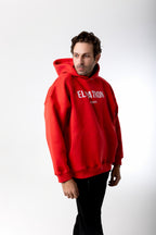 RED OVERSIZED EPP HOODIE