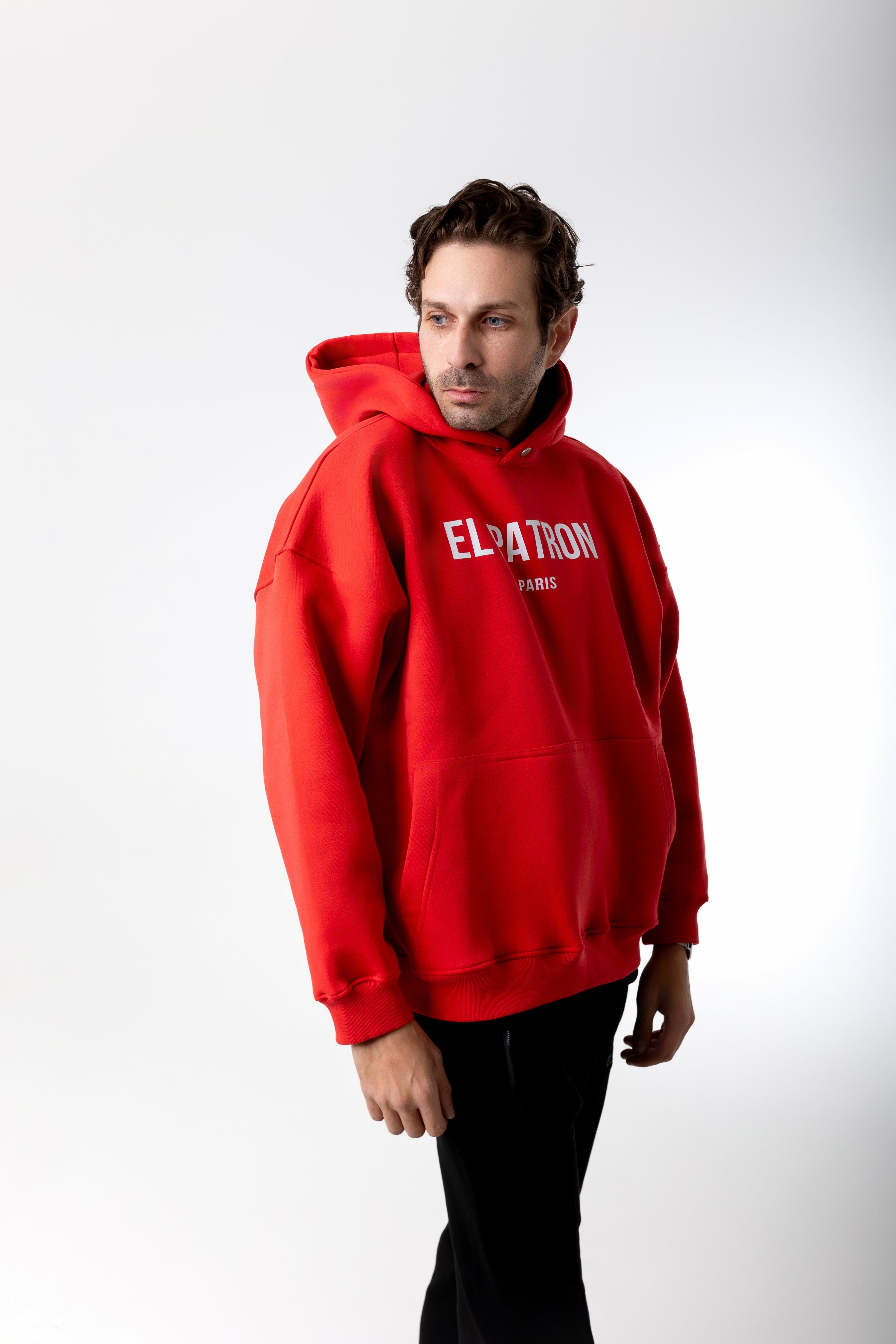 RED OVERSIZED EPP HOODIE