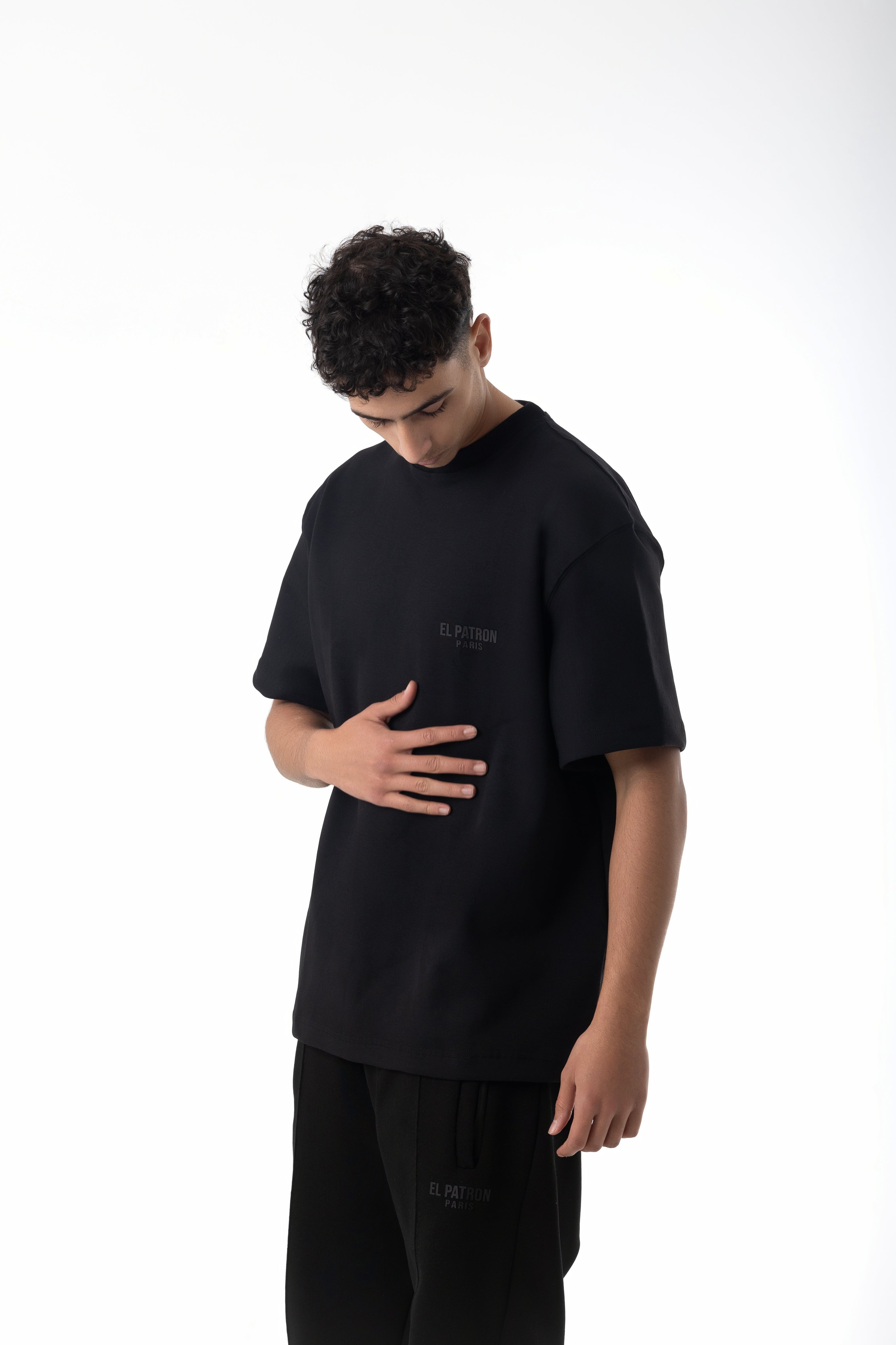 BLACK OVERSIZED EPP T-SHIRT