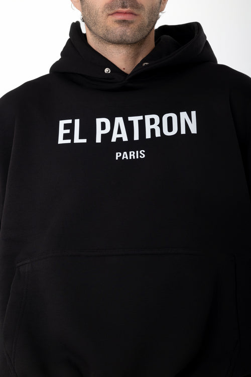 BLACK OVERSIZED EPP HOODIE