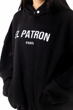 BLACK OVERSIZED EPP HOODIE